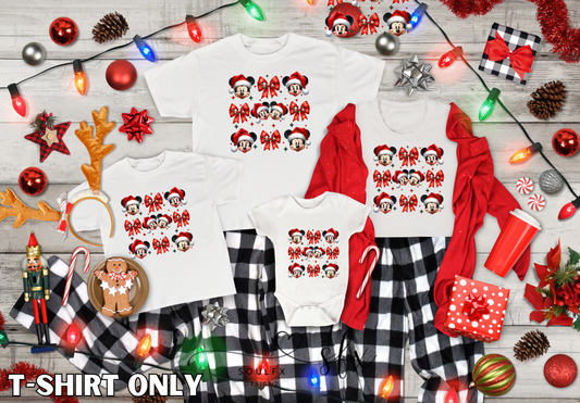 Mousie Coquette Holiday Family Tees