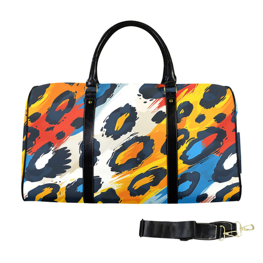 Urban Jungle Splash - Chic & Functional Weekender Bag